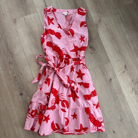 J. Crew Dresses & Skirts - J Crew Dress Lobster pink and red